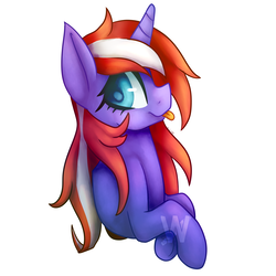 Size: 5000x5000 | Tagged: safe, artist:dragon9913, oc, oc only, oc:webby sticker, pony, unicorn, absurd resolution, female, mare, simple background, solo, tongue out, white background