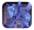 Size: 1920x1700 | Tagged: safe, artist:haden-2375, princess luna, alicorn, pony, g4, abstract background, clothes, crown, cute, eyeshadow, female, horn, jewelry, lidded eyes, looking down, lunabetes, makeup, mare, peytral, princess, regalia, royalty, s1 luna, shoes, solo, sparkles, wings