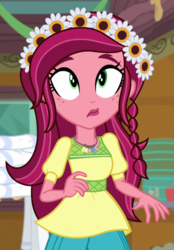 Size: 500x720 | Tagged: safe, screencap, gloriosa daisy, equestria girls, g4, my little pony equestria girls: legend of everfree, cropped, female, magical geodes, solo