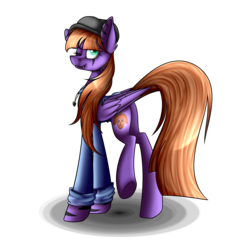 Size: 3500x3500 | Tagged: safe, artist:snowbunny0820, oc, oc only, pegasus, pony, cap, clothes, female, hat, high res, mare, simple background, solo, transparent background
