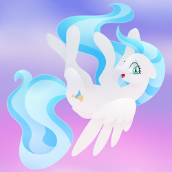 Size: 2000x2000 | Tagged: safe, artist:orcakisses, oc, oc only, oc:fanfair falls, pegasus, pony, falling, female, high res, mare, solo