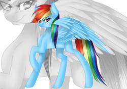 Size: 1024x719 | Tagged: safe, artist:fireheartsk, rainbow dash, pony, g4, female, solo, zoom layer