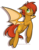 Size: 790x1011 | Tagged: safe, artist:jadekettu, oc, oc only, oc:mango slice, bat pony, pony, flying, simple background, smiling, solo, transparent background