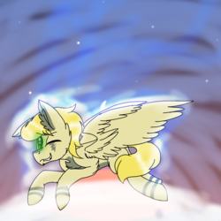 Size: 468x468 | Tagged: safe, artist:brokensilence, oc, oc only, oc:noctis, pegasus, pony, coat design, scenery, solo
