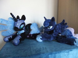 Size: 4000x3000 | Tagged: safe, artist:masha05, nightmare moon, princess luna, g4, irl, photo, plushie