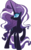 Size: 4000x6512 | Tagged: safe, artist:jeatz-axl, idw, nightmare rarity, pony, unicorn, g4, absurd resolution, female, simple background, solo, transparent background, vector