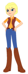 Size: 248x648 | Tagged: safe, artist:selenaede, artist:tyler3967, megan williams, equestria girls, g1, g4, belt, boots, clothes, cowboy boots, equestria girls-ified, female, g1 to equestria girls, g1 to g4, generation leap, high heel boots, jeans, older, pants, shoes, solo