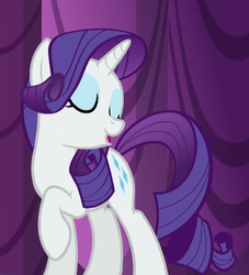 Size: 393x432 | Tagged: safe, screencap, rarity, pony, canterlot boutique, g4, my little pony: friendship is magic, female, mare, solo