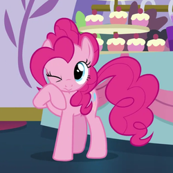 Size: 447x447 | Tagged: safe, screencap, pinkie pie, earth pony, pony, canterlot boutique, g4, cute, diapinkes, female, mare, solo