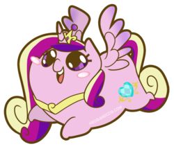 Size: 581x500 | Tagged: safe, artist:coggler, artist:frog&cog, artist:gopherfrog, princess cadance, g4, blushing, chubbie, cute, cutedance, female, flying, open mouth, simple background, solo, transparent background