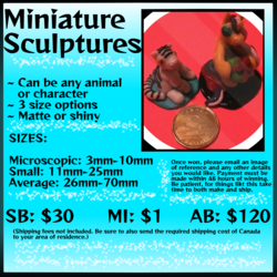 Size: 1000x1000 | Tagged: safe, artist:anxiouslilnerd, pony, advertisement, animal, auction, barely pony related, clay, commission, cute, figurine, microscopic, mini, miniature, sculpture, tiny, traditional art, your character here