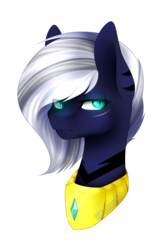 Size: 1024x1538 | Tagged: safe, artist:itsizzybel, oc, oc only, oc:cora, earth pony, pony, bust, female, mare, portrait, simple background, solo, transparent background