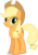 Size: 3400x4900 | Tagged: safe, artist:tomfraggle, applejack, earth pony, pony, g4, absurd resolution, female, simple background, smiling, solo, transparent background, vector