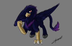 Size: 5100x3300 | Tagged: safe, artist:xeirla, oc, oc only, oc:naliana page, classical hippogriff, hippogriff, absurd resolution, female, looking at you, smiling, solo