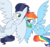 Size: 1600x1500 | Tagged: safe, artist:rai2n, rainbow dash, soarin', pegasus, pony, g4, back to back, male, missing cutie mark, ship:soarindash, shipping, simple background, stallion, straight, transparent background