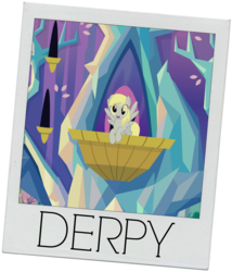 Size: 1797x2099 | Tagged: safe, artist:mylittlebroniede, derpy hooves, pegasus, pony, g4, balcony, female, mare, solo, twilight's castle