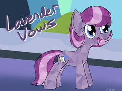 Size: 4032x3024 | Tagged: safe, artist:toonboy92484, oc, oc only, oc:lavender vows, crystal pony, pony, high res, solo