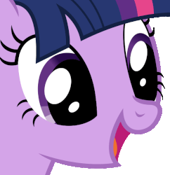 Size: 600x621 | Tagged: safe, artist:anonshy, twilight sparkle, alicorn, pony, g4, the fault in our cutie marks, .psd available, .svg available, animated, cute, eye shimmer, eye shimmer edit, female, gif, happy, mare, simple background, solo, transparent background, twiabetes, twilight sparkle (alicorn), vector