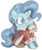 Size: 763x912 | Tagged: safe, artist:lockhe4rt, petunia paleo, g4, the fault in our cutie marks, cute, female, filly, petuniabetes, pirate, simple background, solo, sword, transparent background, weapon