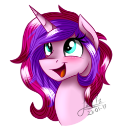 Size: 1250x1250 | Tagged: safe, artist:jack-pie, oc, oc only, oc:nightdream, pony, unicorn, female, mare, signature, simple background, solo, transparent background