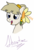 Size: 720x1066 | Tagged: safe, artist:showtimeandcoal, oc, oc only, oc:mission belle, bust, con, con mascot, convention, mascot, pacific ponycon, pacific ponycon 2017, portrait, ppc, simple background, solo, white background