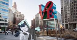 Size: 1535x803 | Tagged: safe, rumble, thunderlane, pony, g4, brotherly love, brothers, cute, irl, male, philadelphia, photo, ponies in real life, sibling, sibling love, siblings