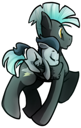 Size: 2104x3309 | Tagged: safe, artist:heyerika, rumble, thunderlane, pegasus, pony, g4, brothers, colt, duo, duo male, eyes closed, foal, high res, male, ponies riding ponies, pony pillow, riding, rumble riding thunderlane, siblings, simple background, sleeping, stallion, transparent background