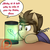 Size: 1440x1440 | Tagged: safe, artist:deyogee, doctor whooves, time turner, earth pony, pony, g4, clothes, crossover, dialogue, doctor who, metacrisis doctor, offscreen character, patreon, patreon logo, ponified, rose tyler, tenth doctor, watermark