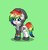 Size: 356x372 | Tagged: safe, oc, oc only, oc:radical rainbow, pony, pony town, screenshots, solo