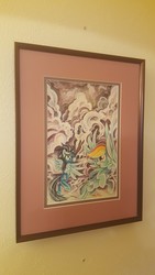 Size: 2988x5312 | Tagged: safe, artist:sara richard, idw, rainbow dash, soarin', pony, friends forever #36, g4, my little pony: friends forever, high res, irl, photo, traditional art