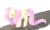 Size: 1000x600 | Tagged: safe, artist:yutaiii, fluttershy, g4, female, floppy ears, looking away, looking down, solo, wingless