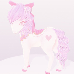 Size: 540x540 | Tagged: dead source, safe, artist:frali, pony, bow, hair bow, homestuck, maplehoof, saddle, solo, tack