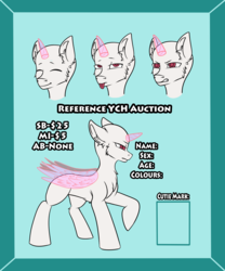 Size: 4167x5000 | Tagged: safe, artist:fkk, oc, oc only, absurd resolution, advertisement, commission, cutie mark, emotions, nudity, reference sheet, solo, your character here