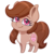 Size: 3600x3600 | Tagged: safe, artist:askamberfawn, oc, oc only, oc:amber fawn, earth pony, pony, chibi, cute, high res, simple background, solo, tiny ponies, transparent background