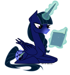 Size: 1024x1094 | Tagged: safe, artist:basykail, oc, oc only, oc:ink feather, alicorn, pony, alicorn oc, book, female, magic, mare, prone, reading, simple background, slender, solo, thin, transparent background
