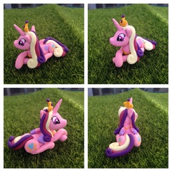 Size: 1536x1536 | Tagged: safe, artist:vivalahill, princess cadance, pony, g4, craft, irl, photo, sculpture, solo, traditional art