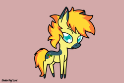 Size: 3000x2000 | Tagged: source needed, useless source url, safe, artist:dookin, oc, oc only, oc:yaktan, pony, chibi, cute, high res, request, requested art, simple background, solo
