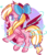 Size: 1000x1155 | Tagged: safe, artist:xwhitedreamsx, oc, oc only, oc:bay breeze, pegasus, pony, bow, commission, cute, female, hair bow, heart eyes, looking back, mare, ocbetes, open mouth, rear view, simple background, smiling, solo, transparent background, wingding eyes