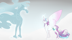 Size: 1920x1080 | Tagged: safe, artist:flurryheart-thoughts, princess flurry heart, alicorn, pony, windigo, g4, older