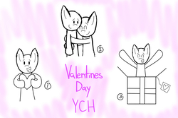 Size: 1443x962 | Tagged: safe, artist:techreel, advertisement, commission, cute, love, valentine, valentine's day, your character here