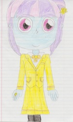 Size: 1888x3128 | Tagged: safe, artist:ariavampirerose7, sunny flare, equestria girls, g4, female, looking at you, solo