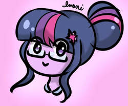 Size: 345x285 | Tagged: safe, artist:lilimani8, sci-twi, twilight sparkle, equestria girls, g4, chibi, female, solo