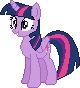 Size: 80x88 | Tagged: safe, artist:iknowpony, twilight sparkle, alicorn, pony, g4, testing testing 1-2-3, cutie mark, female, grin, hooves, horn, mare, pixel art, simple background, smiling, solo, transparent background, twilight sparkle (alicorn), wings