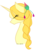 Size: 464x672 | Tagged: safe, artist:basykail, oc, oc only, oc:light purity, pony, unicorn, bust, female, flower, flower in hair, mare, portrait, simple background, solo, transparent background