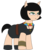 Size: 652x750 | Tagged: safe, artist:combatkaiser, earth pony, pony, clarence, female, mare, ms. mushburgur, ponified, solo