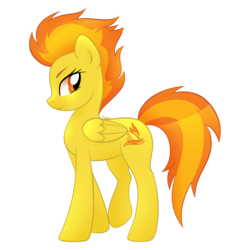 Size: 2000x2000 | Tagged: safe, artist:orcakisses, spitfire, pony, g4, female, high res, simple background, solo, transparent background