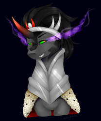 Size: 1790x2156 | Tagged: safe, artist:lury-lau, king sombra, pony, g4, male, solo