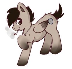 Size: 614x585 | Tagged: safe, artist:fluffleduckle, oc, oc only, pegasus, pony, chains, simple background, smoking, solo, transparent background