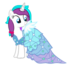 Size: 4000x3824 | Tagged: safe, artist:icegaze08, oc, oc only, oc:ice gaze, pony, base used, clothes, dress, princess dress, simple background, solo, transparent background