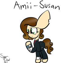 Size: 600x500 | Tagged: safe, artist:sugarcloud12, oc, oc only, oc:amii-susan, pony, simple background, solo, white background